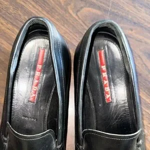 Prada | Shoes | Prada Mens Black Slipon Loafer Size Runs  display picture 1